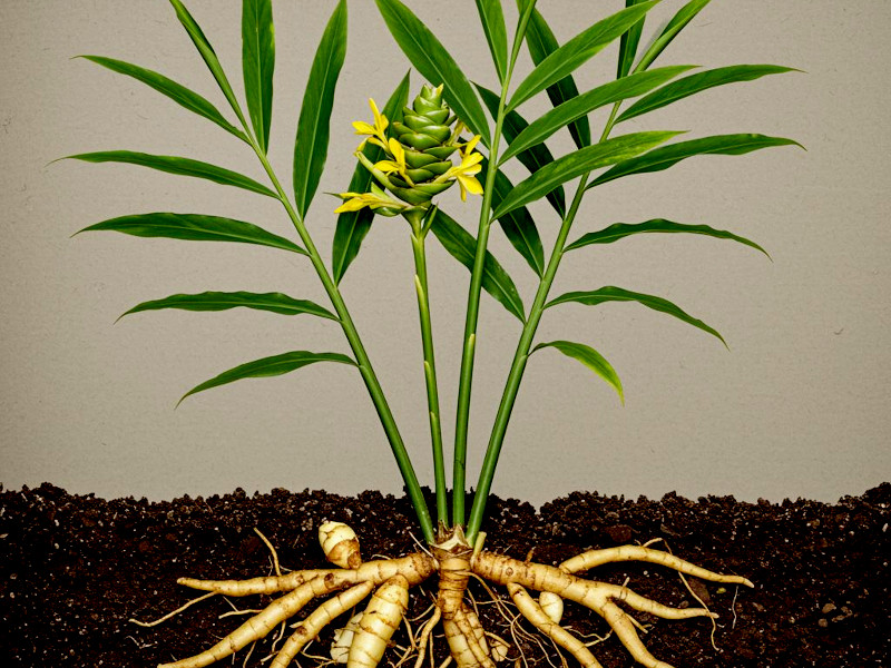 A ginger plant